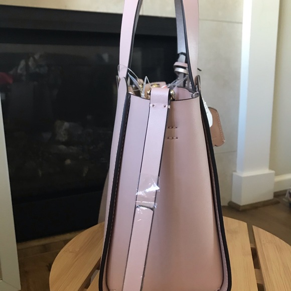 Kate Spade mini Mina blush pink purse tote bag - Picture 5 of 9